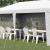 Pavilion pentru gradina/comercial, cadru metalic, material Oxford, 4 pereti, pliabil, alb, 5.85x2.95x2.70 m GartenVIP DiyLine