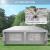 Pavilion pentru gradina/comercial, cadru metalic, material Oxford, 4 pereti, pliabil, alb, 5.85x2.95x2.70 m GartenVIP DiyLine