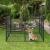 Tarc/cusca modulara pentru caini, pisici, metal, pentru interior si exterior, diferite forme, pliabil, negru, 240x79x100 cm GartenVIP DiyLine