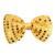 Papion luminos led rgb, accesoriu party, cu paiete, 3 moduri iluminare, material textil culoare galben MultiMark GlobalProd