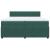 Pat box spring cu saltea, verde închis, 200x200 cm, catifea GartenMobel Dekor