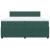 Pat box spring cu saltea, verde închis, 200x200 cm, catifea GartenMobel Dekor