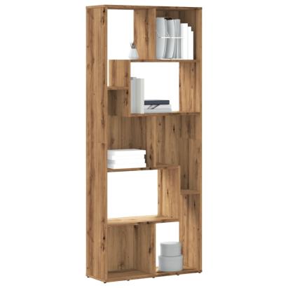 Bibliotecă, stejar artizanal, 67x24x161 cm, lemn prelucrat GartenMobel Dekor