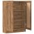 Bibliotecă, stejar artizanal, 82,5x30,5x115 cm, lemn prelucrat GartenMobel Dekor