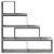 Bibliotecă/separator cameră gri beton 143,5x29x143,5 cm lemn GartenMobel Dekor