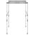 Uscător de rufe, 83x(50-55)x(40-85) cm, aluminiu GartenMobel Dekor