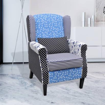 Fotoliu, design mozaic, material textil  GartenMobel Dekor