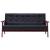 Set canapea, 3 piese., negru, piele artificială GartenMobel Dekor