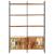 Bibliotecă cu 4 niveluri, 124 x 30 x 180 cm lemn masiv reciclat GartenMobel Dekor
