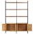 Bibliotecă cu 4 niveluri, 124 x 30 x 180 cm lemn masiv reciclat GartenMobel Dekor