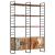 Bibliotecă cu 4 niveluri, 124 x 30 x 180 cm lemn masiv reciclat GartenMobel Dekor