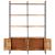Bibliotecă cu 4 rafturi, 124x30x180 cm, lemn masiv de acacia GartenMobel Dekor