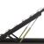 Cadru pat hidraulic cu ladă LED gri 90x200 cm piele ecologică  GartenMobel Dekor