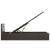 Cadru pat hidraulic cu ladă LED gri 90x200 cm piele ecologică  GartenMobel Dekor