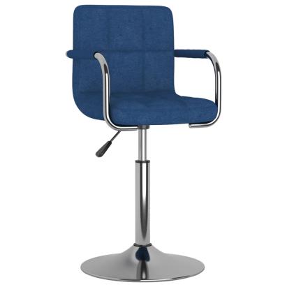 Scaun de bucătărie, albastru, material textil GartenMobel Dekor