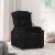 Fotoliu rabatabil electric, negru, material textil GartenMobel Dekor