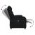Fotoliu rabatabil electric, negru, material textil GartenMobel Dekor