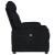Fotoliu rabatabil electric, negru, material textil GartenMobel Dekor