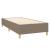 Cadru de pat, gri taupe, 80x200 cm, material textil GartenMobel Dekor