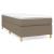 Cadru de pat, gri taupe, 80x200 cm, material textil GartenMobel Dekor