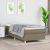 Cadru de pat, gri taupe, 80x200 cm, material textil GartenMobel Dekor