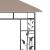 Pavilion cu plasă anti-țânțari, gri taupe, 3x3x2,73 m, 180 g/m² GartenMobel Dekor