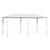 Pavilion cu huse pentru stâlpi, crem, 3x6x2,6 m, 160 g/m² GartenMobel Dekor