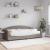 Pat de zi cu saltea, gri taupe, 90x200 cm, textil GartenMobel Dekor