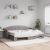 Pat de zi cu extensie, gri taupe, 80x200 cm, textil GartenMobel Dekor