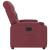 Fotoliu rabatabil electric, roșu vin, material textil GartenMobel Dekor