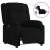 Fotoliu rabatabil electric, negru, material textil GartenMobel Dekor