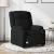 Fotoliu rabatabil electric, negru, material textil GartenMobel Dekor
