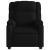 Fotoliu rabatabil electric, negru, material textil GartenMobel Dekor