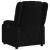 Fotoliu rabatabil electric, negru, material textil GartenMobel Dekor