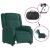 Fotoliu rabatabil electric, verde închis, material textil GartenMobel Dekor