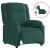 Fotoliu rabatabil electric, verde închis, material textil GartenMobel Dekor
