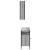 Set mobilier de baie, 2 piese, gri sonoma, lemn prelucrat GartenMobel Dekor