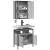 Set mobilier de baie, 2 piese, gri sonoma, lemn prelucrat GartenMobel Dekor