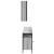 Set dulapuri de baie, 3 piese, gri sonoma, lemn prelucrat GartenMobel Dekor