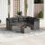 Set canapele de grădină cu perne, 8 piese, gri, poliratan GartenMobel Dekor