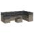 Set canapele de grădină, 9 piese, cu perne, gri, poliratan GartenMobel Dekor