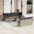 Set canapele de grădină cu perne, 11 piese, gri, poliratan GartenMobel Dekor
