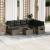 Set canapele de grădină cu perne, 8 piese, gri, poliratan GartenMobel Dekor