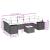 Set canapele de grădină cu perne, 8 piese, gri, poliratan GartenMobel Dekor