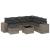 Set canapele de grădină cu perne, 8 piese, gri, poliratan GartenMobel Dekor