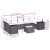 Set canapele de grădină cu perne, 8 piese, gri, poliratan GartenMobel Dekor