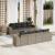Set canapele de grădină, 9 piese, cu perne, gri, poliratan GartenMobel Dekor