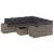 Set canapele de grădină, 9 piese, cu perne, gri, poliratan GartenMobel Dekor