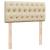 Pat box spring cu saltea, crem, 100x200 cm, textil GartenMobel Dekor