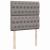 Pat box spring cu saltea, gri taupe, 100x200 cm, textil GartenMobel Dekor